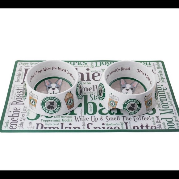 NEW Starbarks Frenchie Roast Dog Food Mat - Picture 2 of 3
